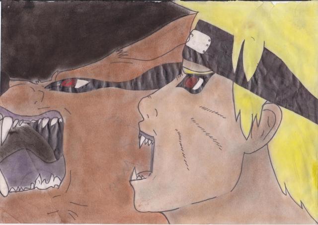 Naruto and Kyuubi