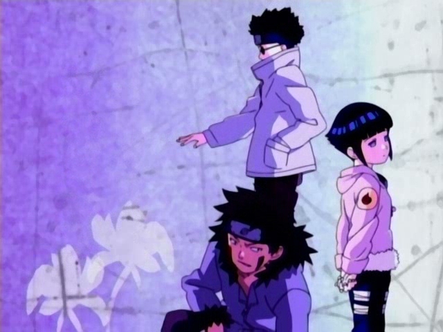 Kiba,Shino a Hinata