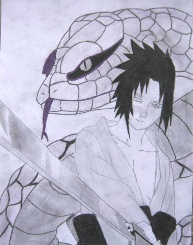 sasuke and Snake