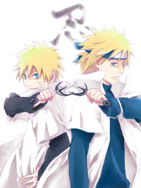 Minato a Naruto Hokage 