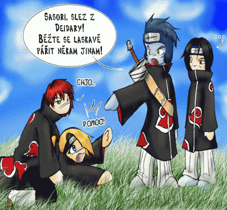 Deidara a Sasori XD