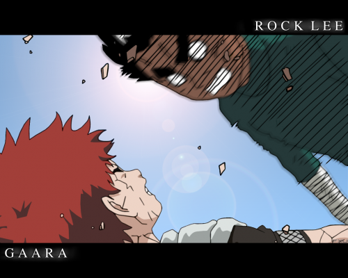 Rock-Lee vs. Gaara