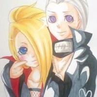 Deidara and Hidan!