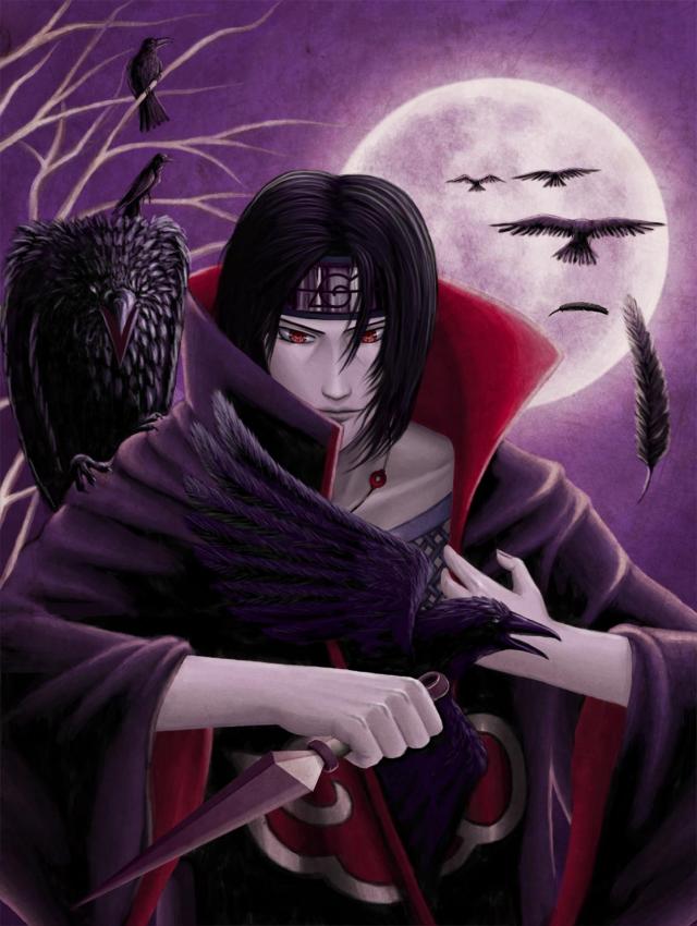 Itachi with the Crow