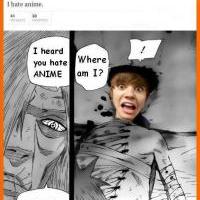Bieber hates anime