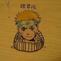 Naruto on the table