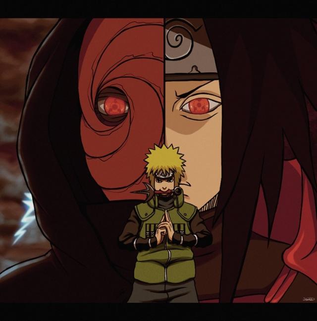 Tobi X Yondaime X Madara