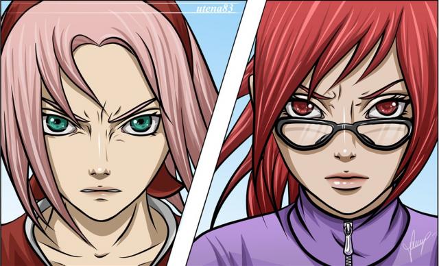 Sakura and Karin