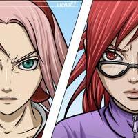 Sakura and Karin