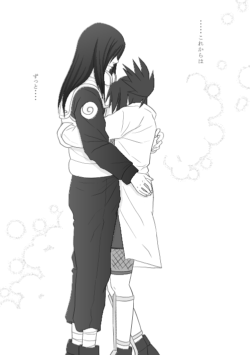 Orochimaru s Anko v náručí