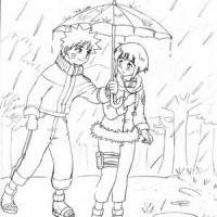 in rain