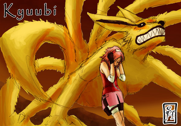 Sakura a Kyuubi