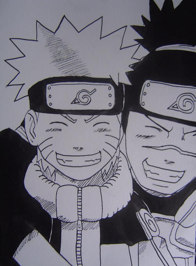 Naruto a Iruka tuží