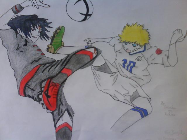 Sasuke vs. Naruto ( Zvučná vs. Listová )  ♥ ★football★ ♥