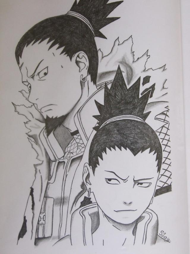 Shikamaru a jeho otec