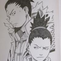 Shikamaru a jeho otec