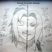 young Tsunade/Hokage-sama..."vtedy a teraz"