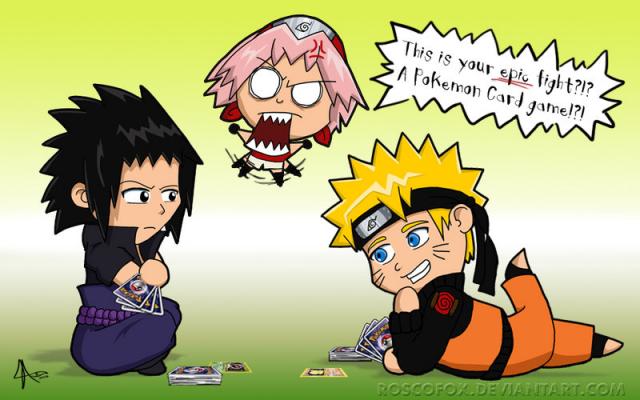 Naruto and Sasuke - Epic Fight