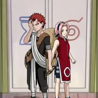 Sakura and Gaara