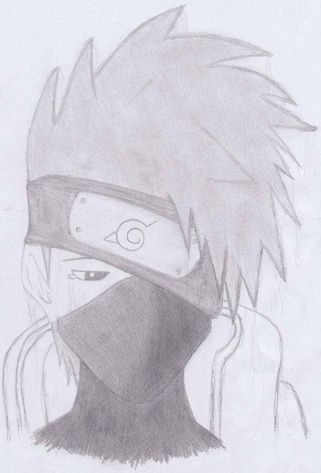 SAD KAKASHI.....thinking about OBITO......