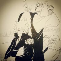 Jiraiya and Naruto:))