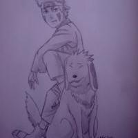 Kiba a Akamaru