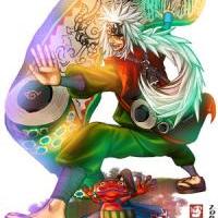 Jiraja in raibow colours