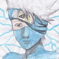 Kakashi Aquarell