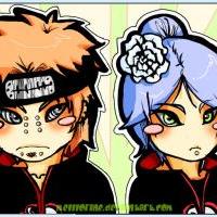 Chibi Konan a Pein