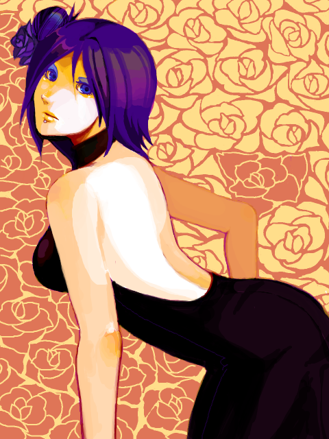 Konan in Black Dress