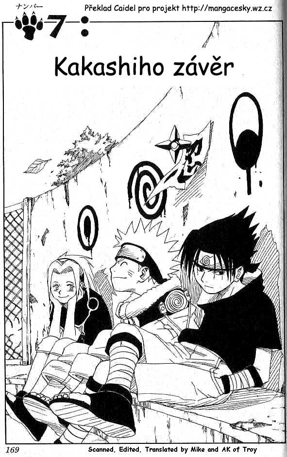 Manga  7-Sakura,Naruto a Sasuke