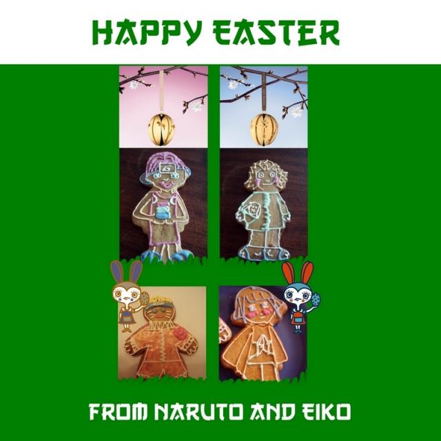 "Happy Easter" aneb Naruto perníčky =oP