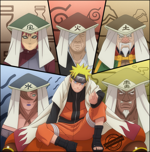 Naruto a 5 kage