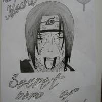 Itachi last smile.........by me..........................Ironhide