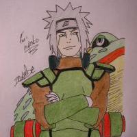 Jiraiya with frog... for hAnko...by me...Ironhide