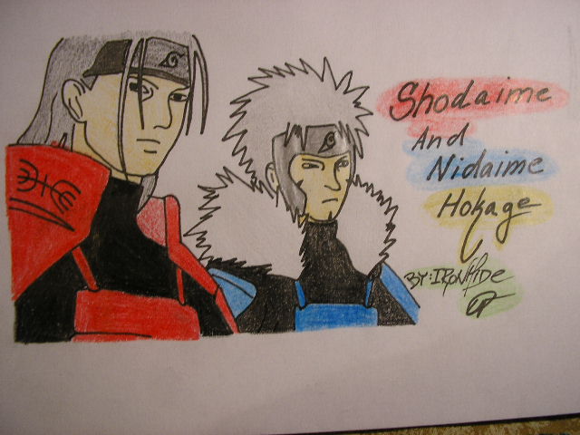 Shodaime and Nidaime Hokage by me .................Ironhide