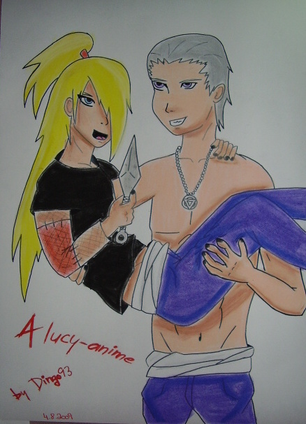 Deidara and Hidan 4 lucy-anime X)