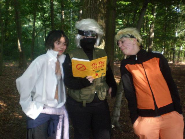 ERROR Cosplay Team- Sasuke,Naruto a Kakashi