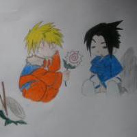 Naruto a Sasuke CHIBI