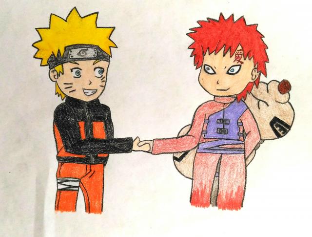 3 - Naruto & Gaara