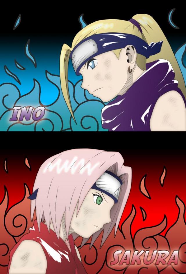 Ino vs. Sakura