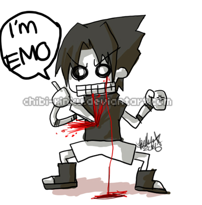 Emo Sasuke xDD