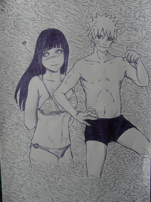 Naruto a Hinata -  léto 