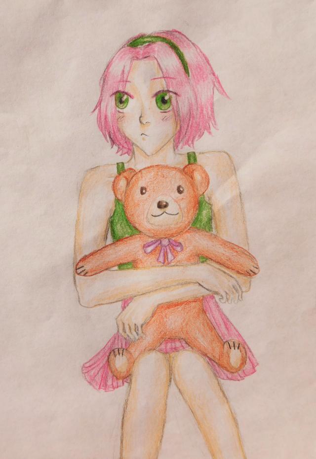 Sakura-chan s medvídkem
