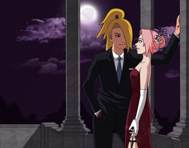 Sakura a Deidara, že by šli na ples...?