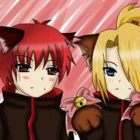 Deidara a Sasori v neko provedení :3