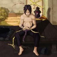 sad sasuke .. 