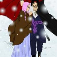 Sasake a Sakura ve sněhu