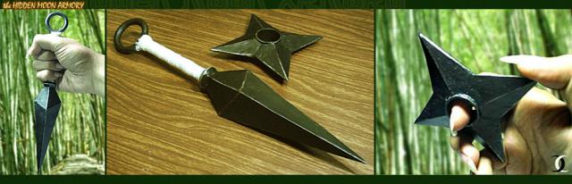 Shuriken a Kunai