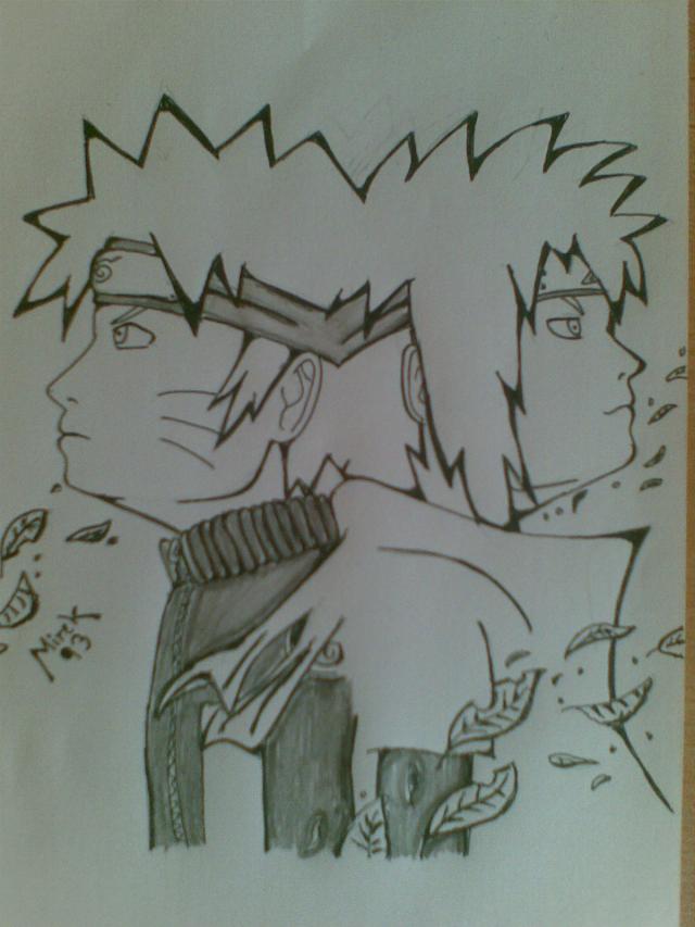 Minato and Naruto by Mirek93